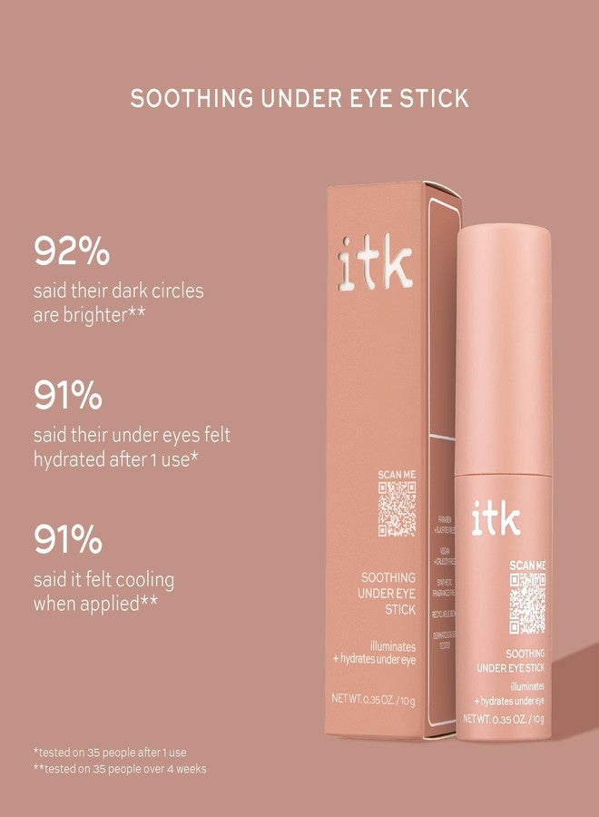 ITK Skincare Eye Cream Set - Caffeine Infused Under Eye Stick + Anti Aging Day + Night Eye Cream with Vitamin C and Ceramides - Brighten + Depuff - Hydrate, Firm + Reduce Puffiness - Skincare Set - Image 5