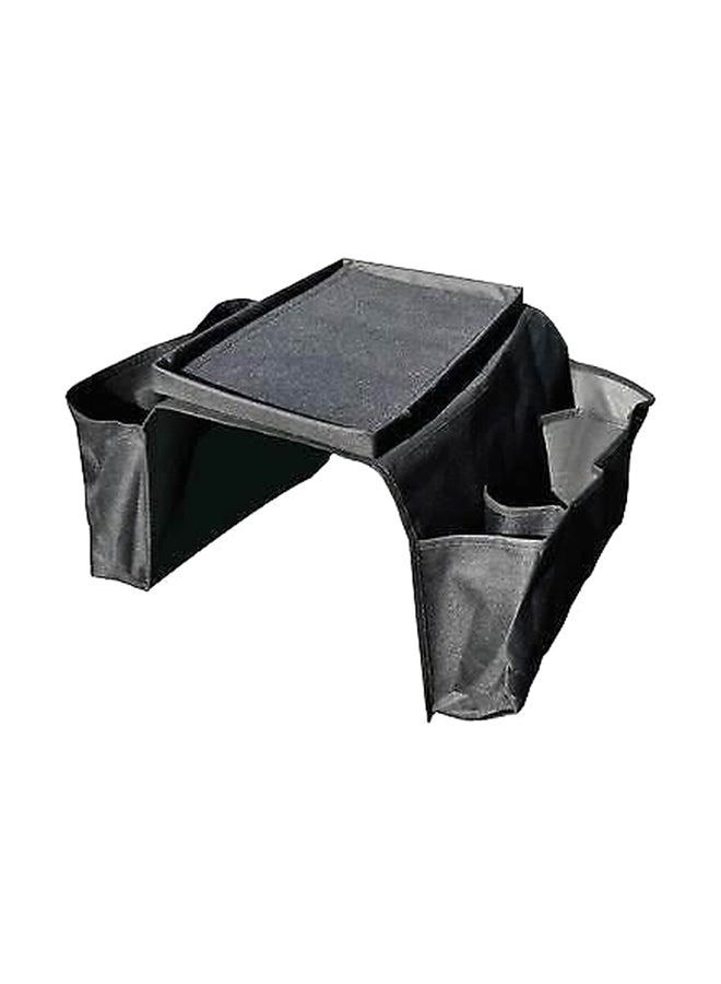 6-Pocket Armrest Remote Control Holder Organizer Black/Blue/Pink - Image 1
