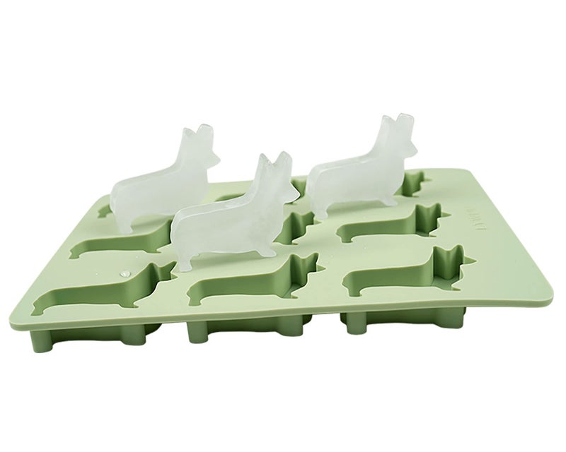 Welsh Corgi Dog Silicone Ice Cube Tray and Treat Mold Corgi Gifts for Corgi Lovers Birthday Gifts Mothers Day Fathers Day Christmas Day Gifts for Men Women Dog lovers