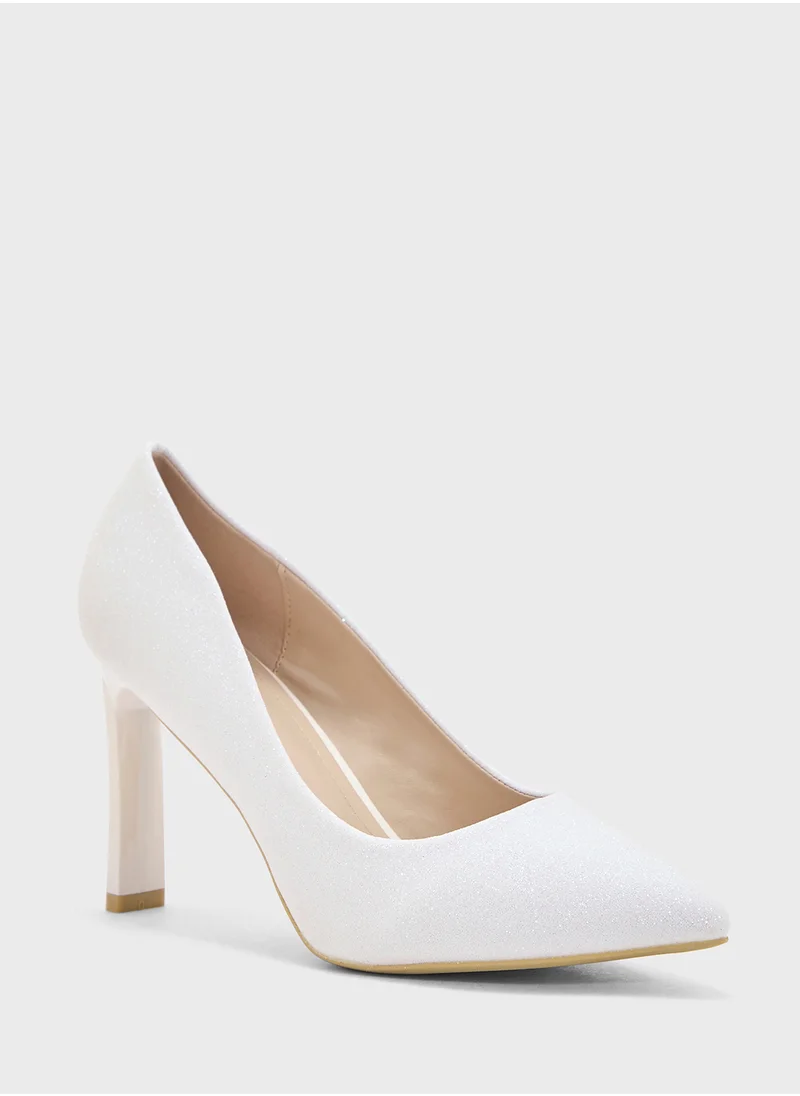بي آند آر High Heeled Pointed Pump