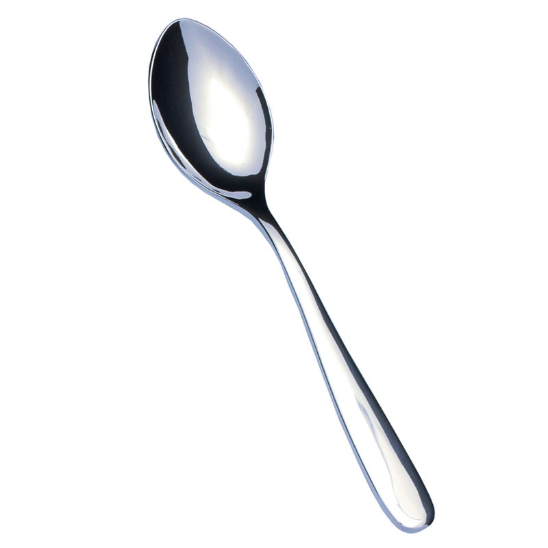 Fortessa Fortessa Grand City 1810 Stainless Steel Flatware TeaCoffee Spoon Set of 12Silver 