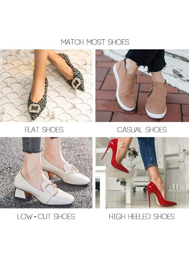 3 Pairs No Show See Invisible Socks Women, Grey Thin Nylon Liner Socks for Flats Non Slip, Spring Summer - Image 2
