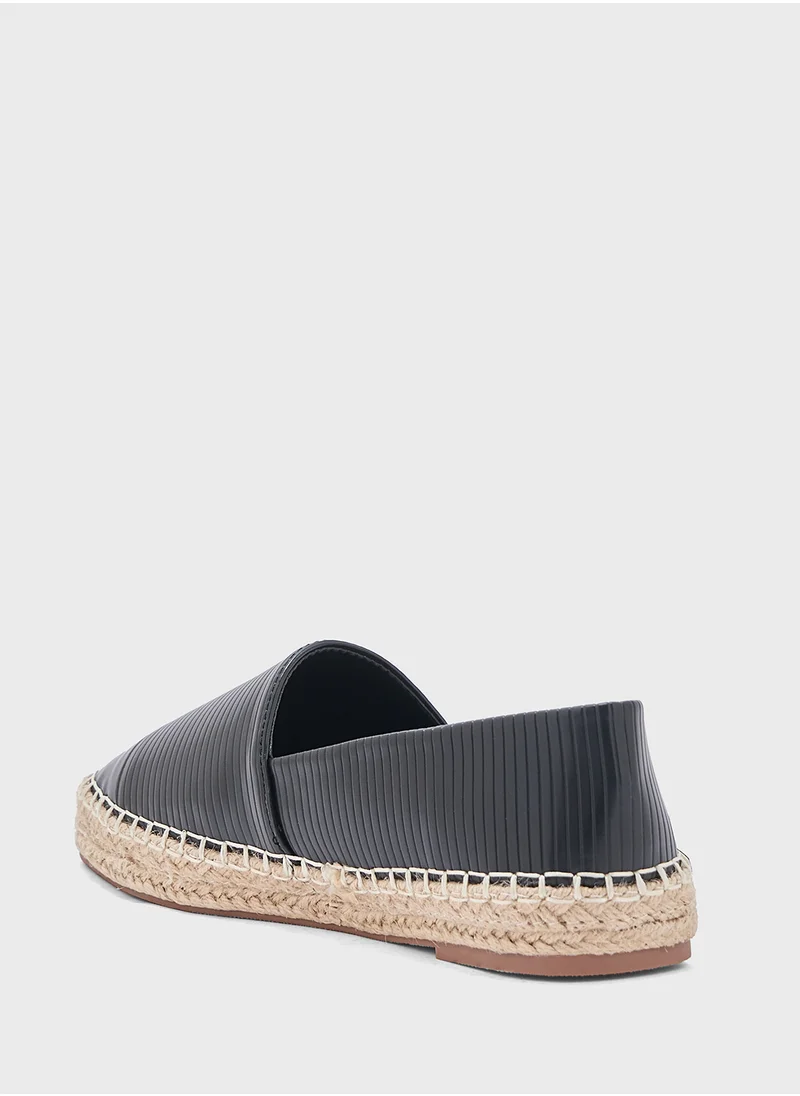 ELLA Pleat Detai Espadrille