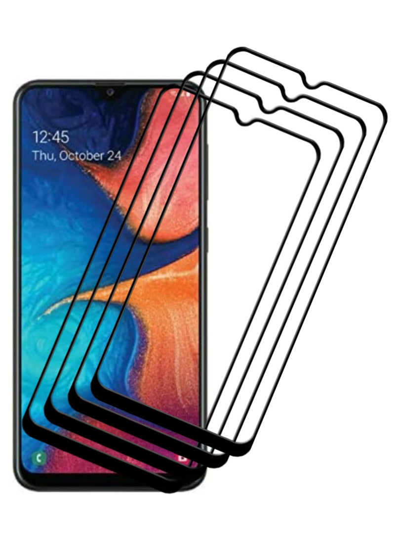 أكاليكس 4 قطع، حماية شاشة، لهاتف سامسونج جالاكسي A20، جودة ممتازة. - Image 1