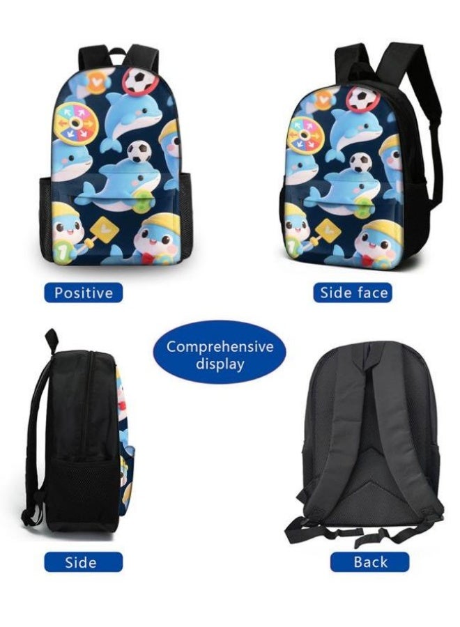 Bright Li Fire Fashion is unlimited! Cartoon bag three-piece set, suitable for a variety of scenes for students and teenagers (available for students, children, friends on outings, mountain climbing, school, etc.) - 6 - Image 3