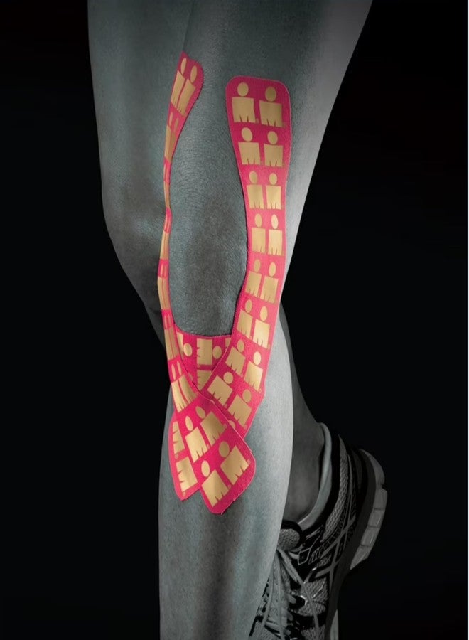 CURAD Performance Series Pre-Cut Elastic Kinesiology Tape, 2" x 10", 20 Count - Image 4