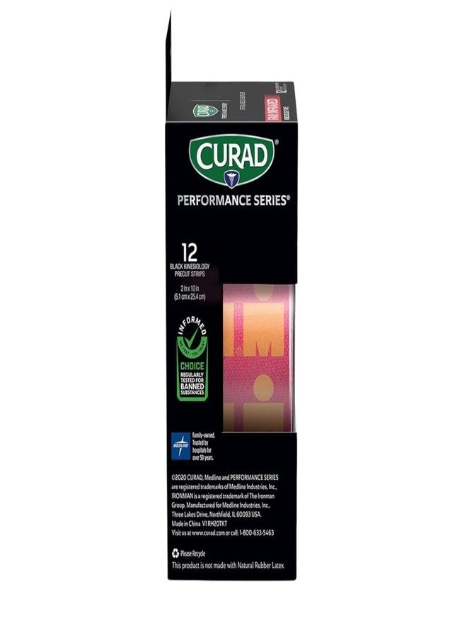 CURAD Performance Series Pre-Cut Elastic Kinesiology Tape, 2" x 10", 20 Count - Image 3