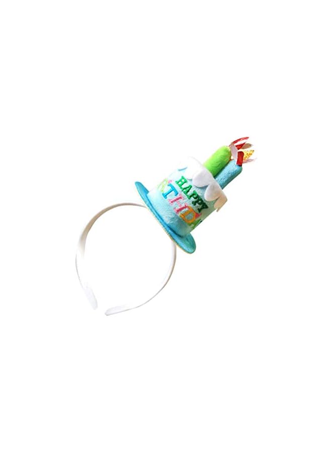 The Bros Birthday Party Hats for Kids Adults Happy Birthday Cake with Candles Headband Party Hair Band Party Accessory - Image 2