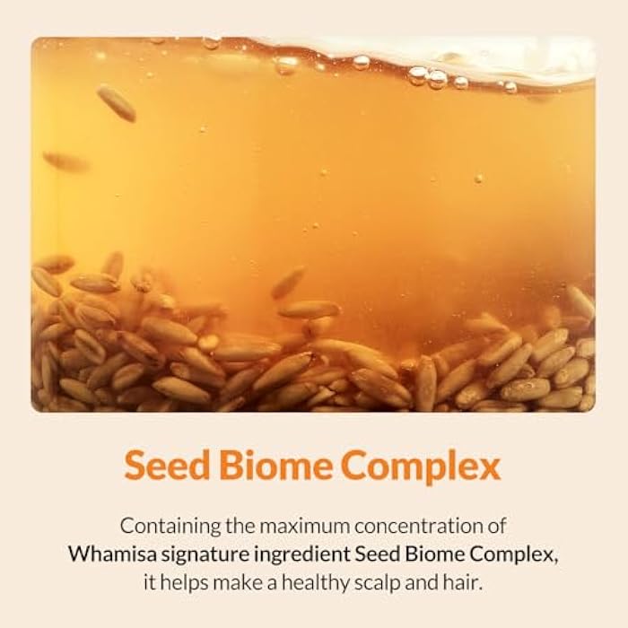 Whamisa Organic Seeds Shampoo for Oily Scalp, Fermented Ingredient Formula for Refreshing Cleanse, Balanced Oil Control, Scalp Conditioning, Flake Care, Korean Skin Care (490ml) - Image 4
