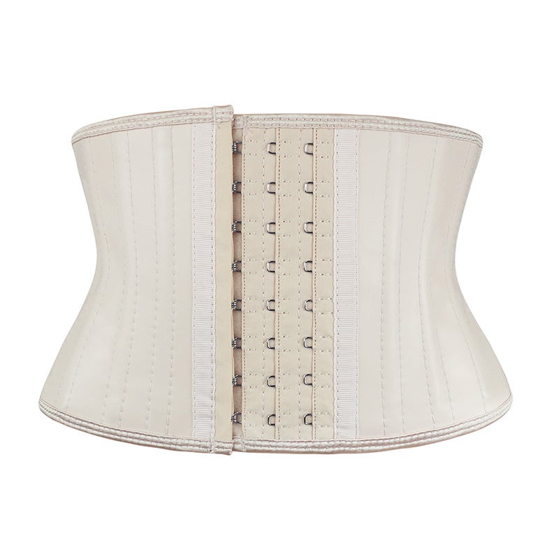 Sale 18Cm Ultra-Short 25 Steel Bone Strong Shaping Fitness Waist Matte Leather Rubber Belt - Image 1