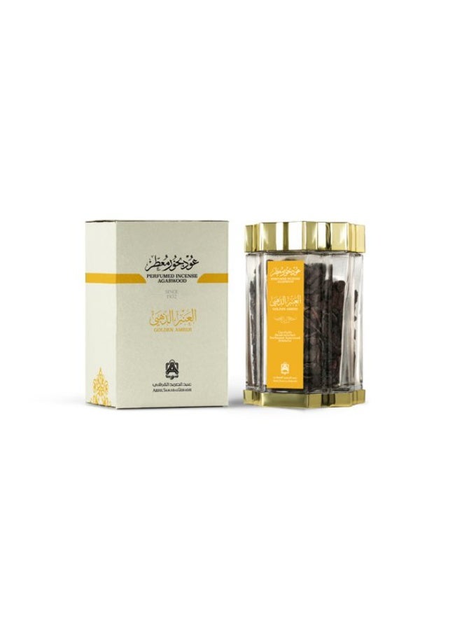 Abdul Samad Al Qurashi Perfumed Incense Agarwood Golden Amber 70GR - Image 2