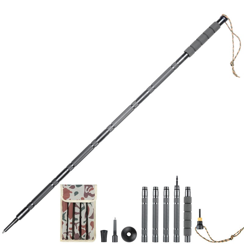 KEYPOWER Hiking Pole Detachable Lightweight for Hiking Stick Walking Pole for Man Women - Image 1
