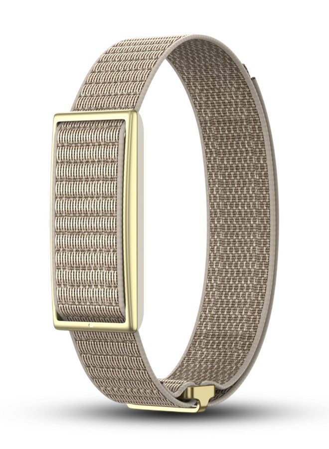DADO Replacement Nylon Watch Band Compatible with Polar Loop Fitness Tracker – Breathable Sport Strap, Adjustable Hook & Loop Closure, Lightweight Wristband for Men & Women (Beige) - Image 1