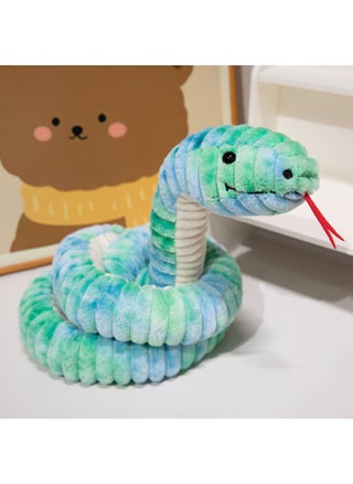 Snake Series Doll Plush Toy Year Of The Snake Mascot Multicolor Python Ornaments Children's Toys Cross Border-Color:Emerald Pattern Snake-Height:180cm [about 0.55kg] - pzsku/ZADF4BF13BF412959057AZ/45/1745598434/1e21122e-7cfe-49da-9e11-b7932d437a34