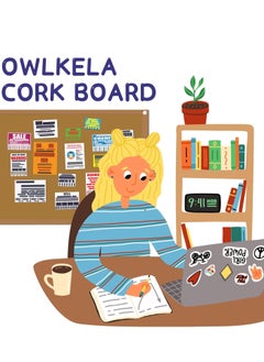 Generic 40X30cm Cork Board Bulletin Board, Wall-Mounted Presentation, Message Notice Pin Board, Perfect for Office & Home Decor, School, Cubicle  - Image 4