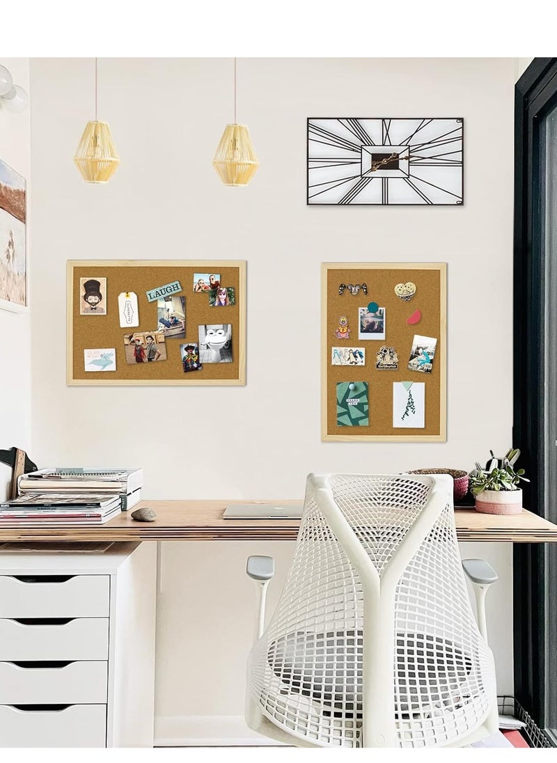 Generic 40X30cm Cork Board Bulletin Board, Wall-Mounted Presentation, Message Notice Pin Board, Perfect for Office & Home Decor, School, Cubicle  - Image 5
