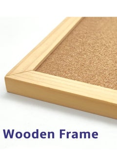 Generic 40X30cm Cork Board Bulletin Board, Wall-Mounted Presentation, Message Notice Pin Board, Perfect for Office & Home Decor, School, Cubicle  - Image 2