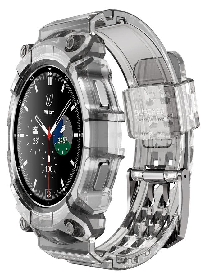 سوبكيس جراب SUPCASE [سلسلة Unicorn Beetle Pro] لساعة Galaxy Watch 4 Classic [46 مم] (إصدار 2021)، جراب واقٍ متين مع أحزمة - أسود ثلجي - Image 1