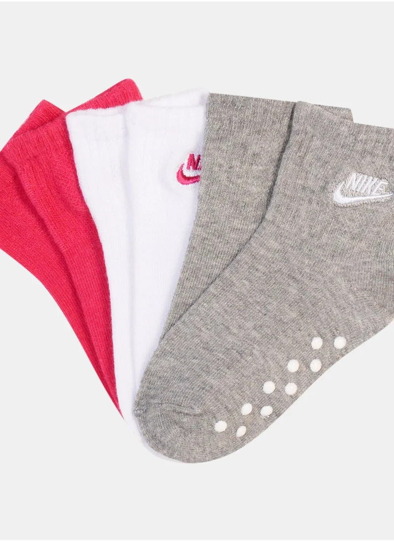 Nike Kids' Futura Gripper Socks (3 Pack)