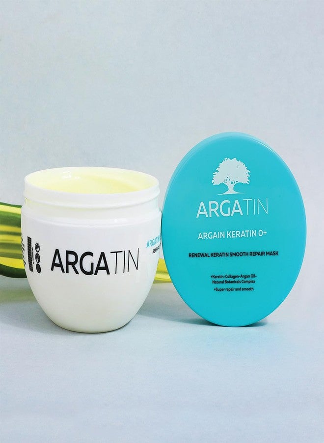 Argatin Keratin O+ Repair Hair Mask 500ml | Deep Conditioning Treatment for Dry, Damaged & Frizzy Hair | With Argan Oil, Collagen & Macadamia | Sulfate-Free | Restores Shine, Strength & Smoothness - Image 2
