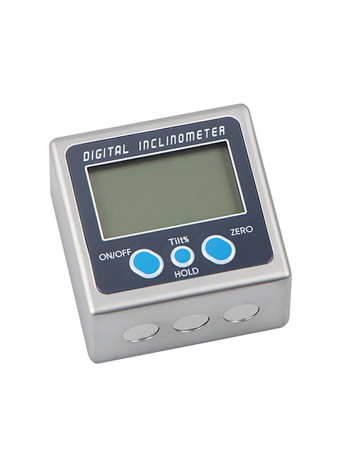 Multi-functional Digital Inclinometer Zinc Alloy Shell 360° Electronic Protractor Mini Digital Angle Gauge with Magnet
