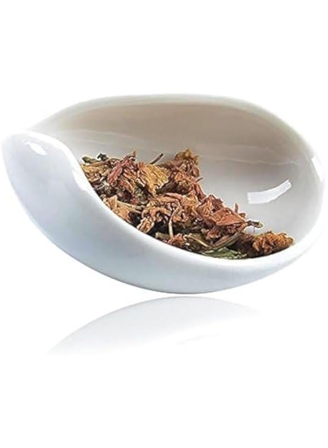 Simple Household Creative Ceramic Parts Tea Lotus Teaspoon Scented Tea Filter Pure White Jade Porcelain Zehe Kung Fu Tea Set  - Image 1