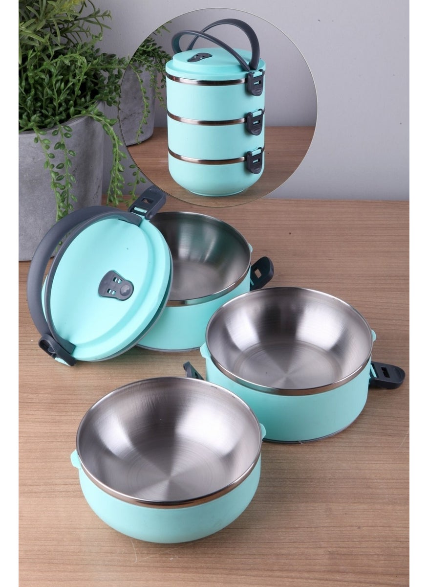 VIP Gross - VIPGROSS 3 Layer Leakproof Food Thermos Lunch Box Storage Container - Image 1