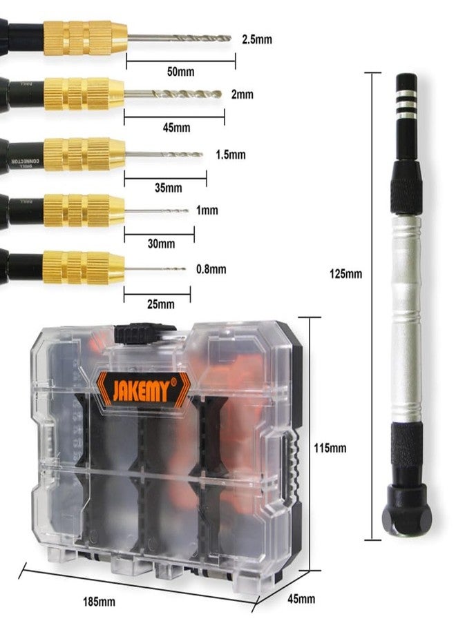 Jakemy 34 in 1 Multi-Functional Screwdriver Tool Set, DIY Repair Tool Set with Mini Storage Box & Carving kit - 8158 - Image 5