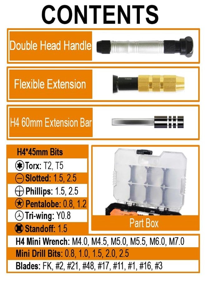 Jakemy 34 in 1 Multi-Functional Screwdriver Tool Set, DIY Repair Tool Set with Mini Storage Box & Carving kit - 8158 - Image 2