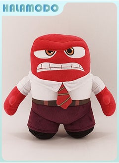 HALAMODO Inside Out Angry Shirted Man Q - version Plush Toy - A Sweet and Considerate Item for Birthday Giving, Perfect for Decorating Bedroom, Living Room, and Desk Areas, and a Must - have for Office Relaxation 21cm  - Image 1