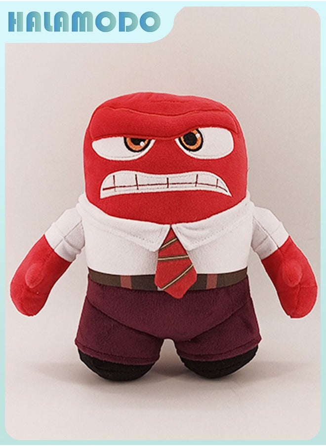 HALAMODO - Inside Out Angry Shirted Man Q - version Plush Toy - A Sweet and Considerate Item for Birthday Giving, Perfect for Decorating Bedroom, Living Room, and Desk Areas, and a Must - have for Office Relaxation 21cm - Image 1