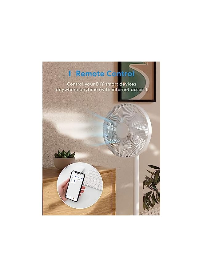 promass WiFi Smart Switch Works with Apple HomeKit, DIY Smart Switch Module Remote and Voice Control Compatible with Alexa, Google Home, SmartThings, DIY Smart Switch for Electrical Appliances 2 Pack - Image 3