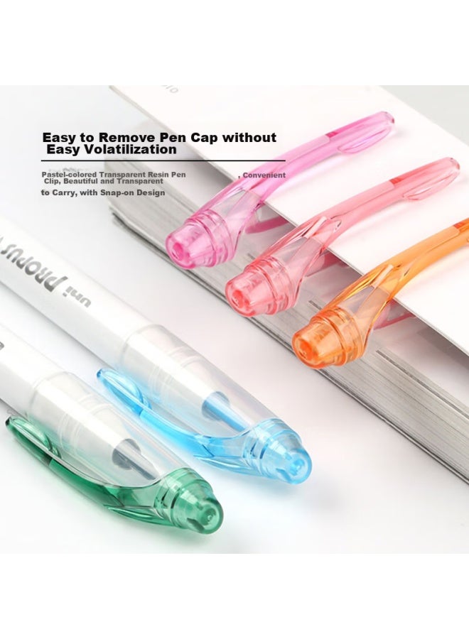 Uni Mitsubishi Dual-tip Highlighter Pen, Student Homework Journal Drawing Marker Pen, Colorful Pen, Fine 0.4mm Thick 4mm, Pus-103t, 1 Pen/pack, Green - Image 3