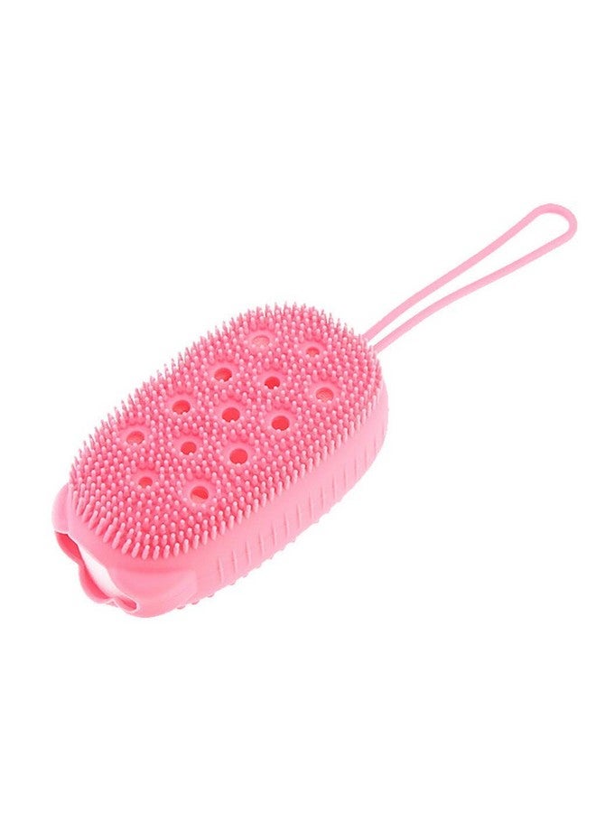 Cyrox Silicone Bathroom Bubble Bath Brush Quick Foaming Bath Brush Scrubbing Brushes Soft Rubbing Massage Bubble Body Cleaner Brush Good for Health Beauty (1Pcs) - Image 1