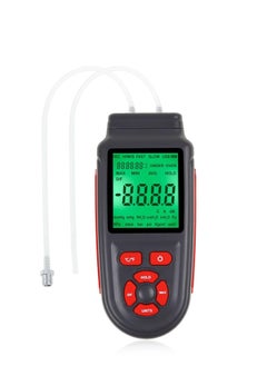 Generic Manometer Selectable Units Differential Pressure Gauge ±3Psi High Measuring Range HVAC 12 Professional Handheld Dual-Port Air Temperature Meter  - Image 1