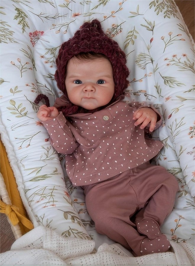 Zero Pam Full Silicone Reborn Baby Dolls, 18 Inch Real Life Baby Dolls Silicone Full Body, Anatomically Correct Babys Doll Girl, Realistic Newborn Girl Lifelike Infant Dolls for Kids Gifts - Image 2