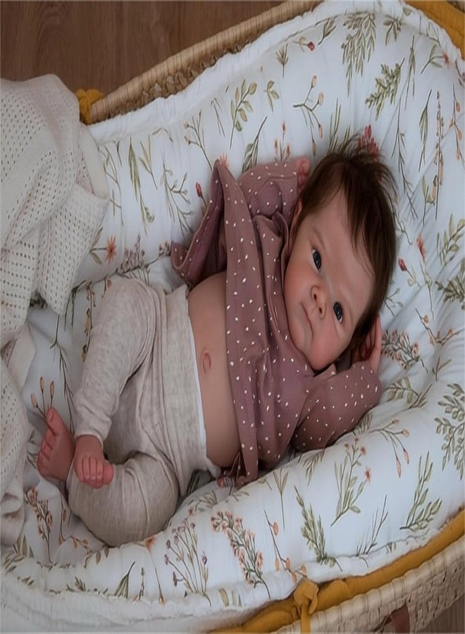 Zero Pam Full Silicone Reborn Baby Dolls, 18 Inch Real Life Baby Dolls Silicone Full Body, Anatomically Correct Babys Doll Girl, Realistic Newborn Girl Lifelike Infant Dolls for Kids Gifts - Image 5