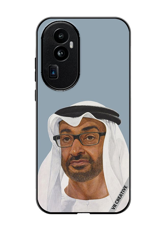 VR CREATIVE Protective Case Cover For Oppo Reno 10 Pro Plus Sheikh Mohamed Bin Zayed Al Nahyan Design Multicolour - Image 1