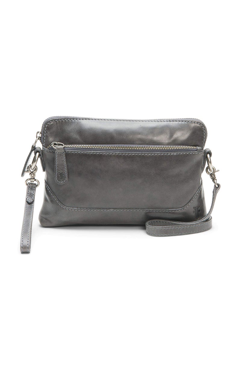 Frye womens Melissa Wristlet Crossbody Carbon One Size US