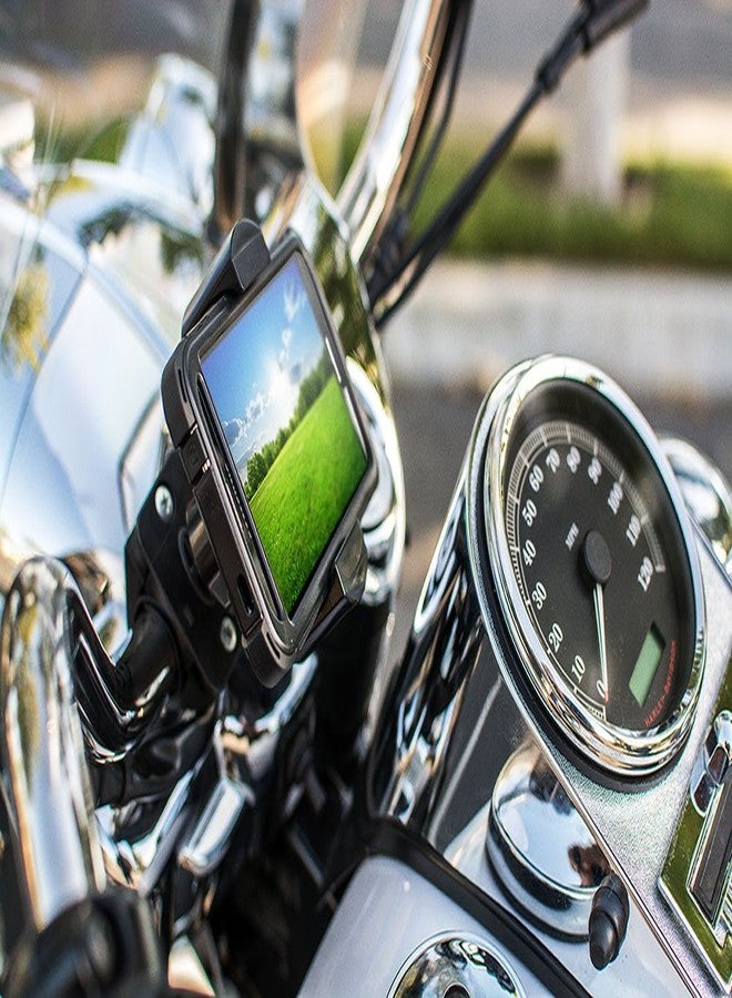 ARKON Mounts RoadVise Motorcycle Phone Mount for iPhone 7 6S Plus 6 Plus 7 6S 6 Galaxy Note 5 S7 S6 - Image 3