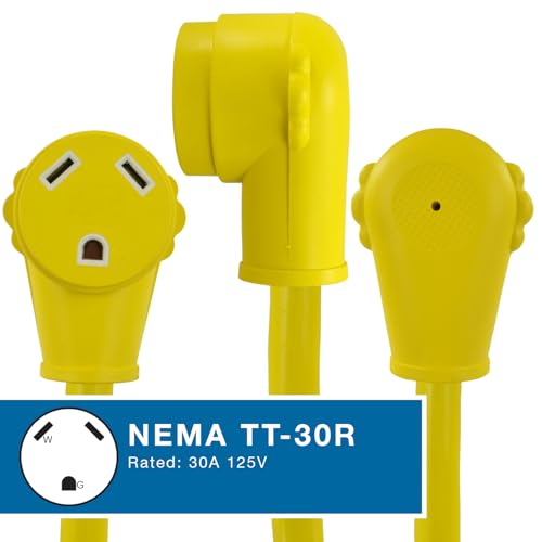 Conntek 14963: 50 Amps 14-50P to TT-30R & 5-15/20R Y-Adapter - Image 3