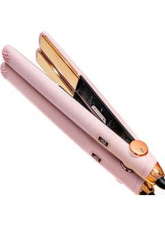 TYMO TYMO Flat Iron Hair Straightener and Curler 2 in 1 with 10s Fast Heating 1 Inch Professional Titanium Straightening Curling Iron with 32 Adjustable Temp and Automatic Shut Off 