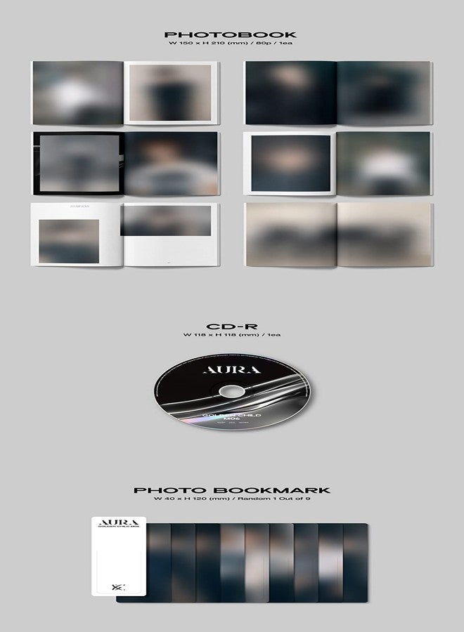 Dreamus CHILD - AURA [Photobook ver.( Edition)] 6th Mini Album+3Folded Posters - Image 3