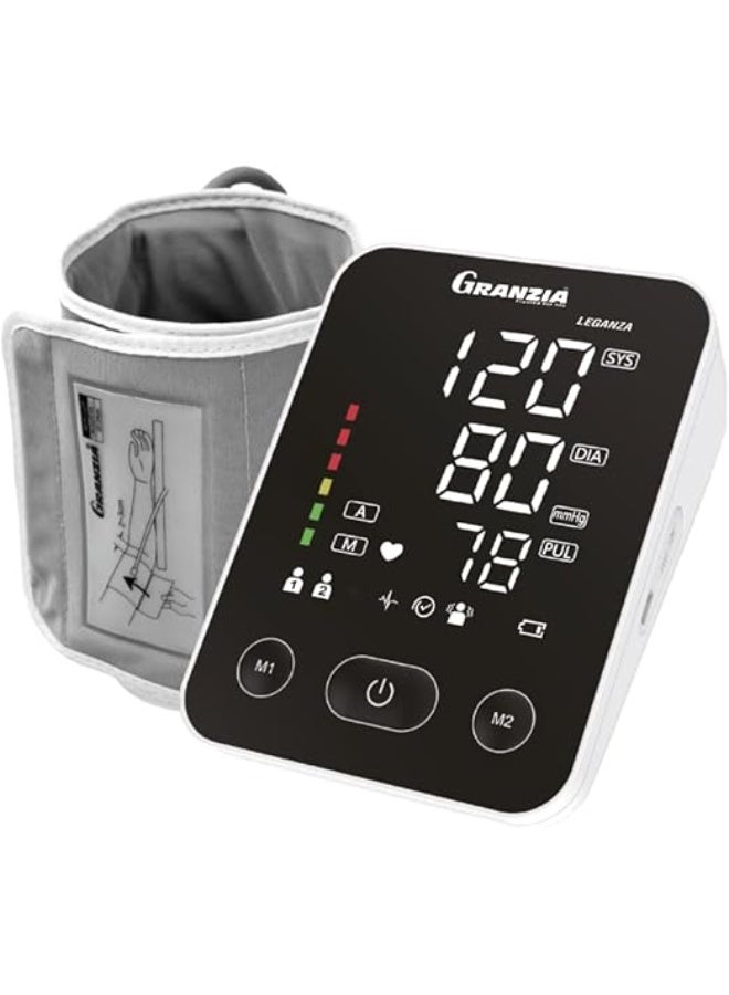 Granzia Leganza Blood Pressure Monitor - Accurate Digital Sphygmomanometer with Large LED Display | 200 Memory Storage | Easy-to-Use Cuff for Daily Use - Image 1