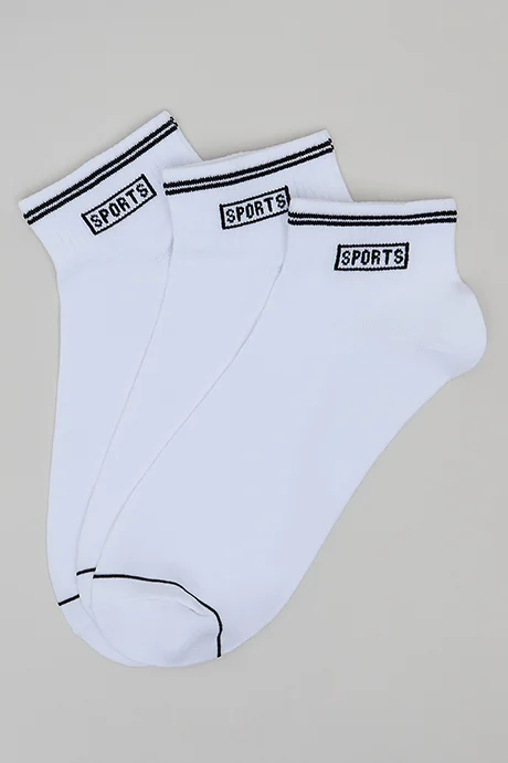 R&b 3 Pack Printed Ankle Socks