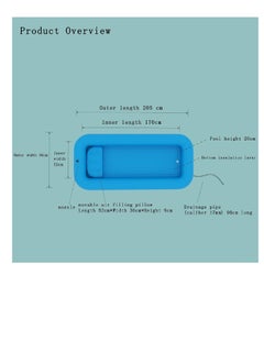 BAIG Elderly Electric Inflatable Shower tub Beds for Paralyzed Patients Nursing Equipment Automatic Pump  - Image 3