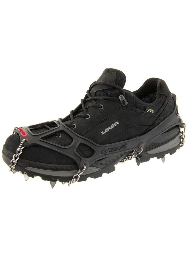 Kahtoola MICROspikes Footwear Traction for Winter Trail Hiking & Ice Mountaineering - Black - Small - Image 1