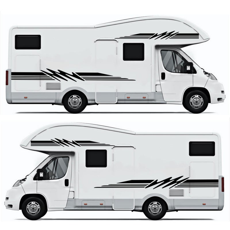 Motorhome Sticker Caravan Travel Trailer Camper Van Stripes Graphics Decals Car Stickers Car Decoration Sticker - Image 5