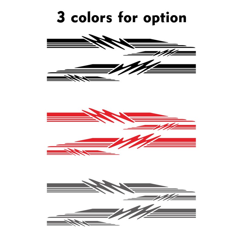 Motorhome Sticker Caravan Travel Trailer Camper Van Stripes Graphics Decals Car Stickers Car Decoration Sticker - Image 2