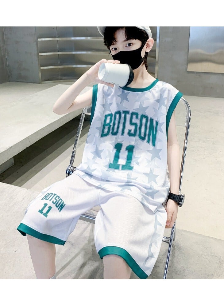 KUYING New Children's Basketball Suit Set  - Image 3